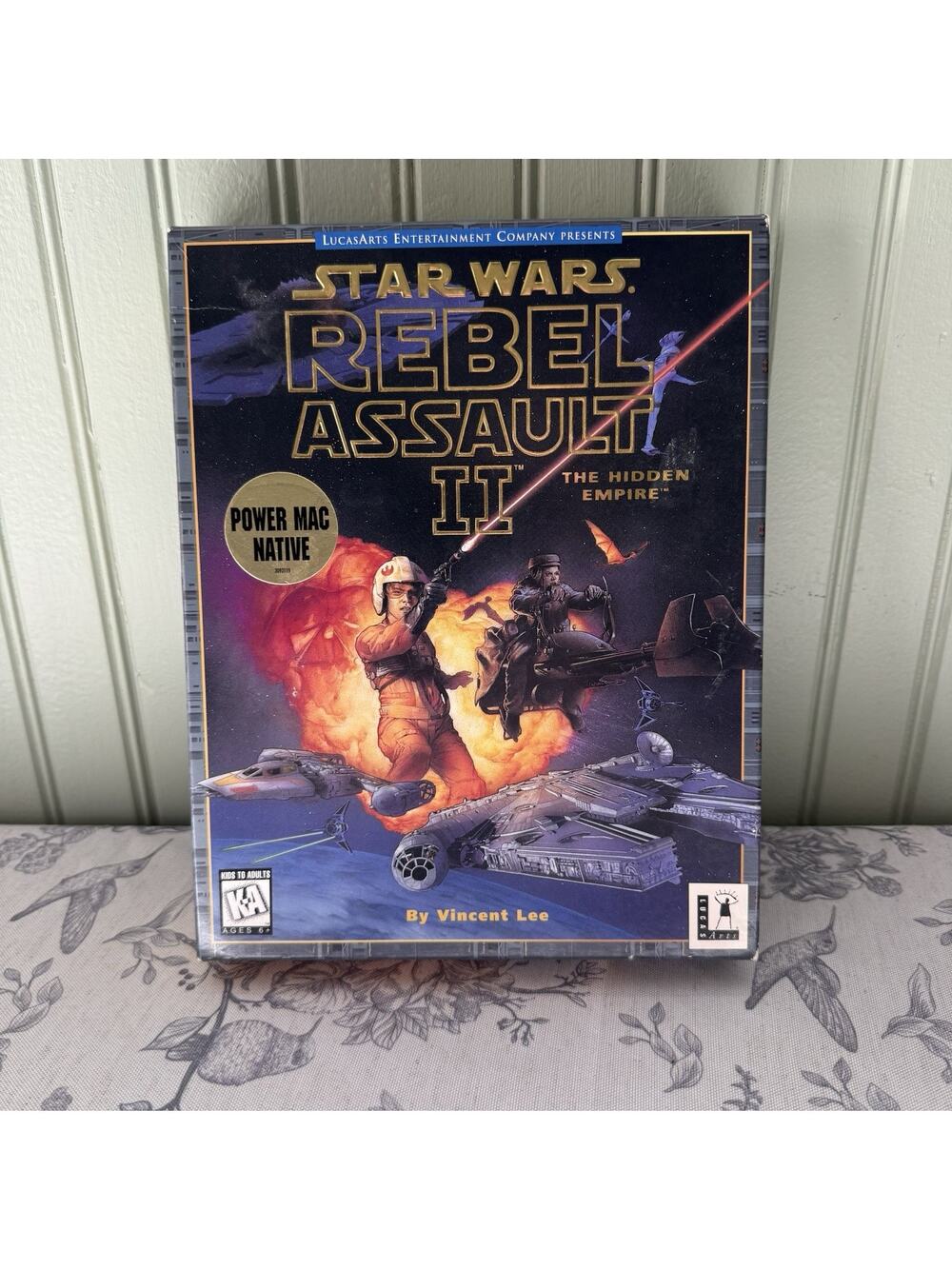 Vtg Star Wars Rebel Assault 2:The Hidden Empire (Mac, 1995) Video Game